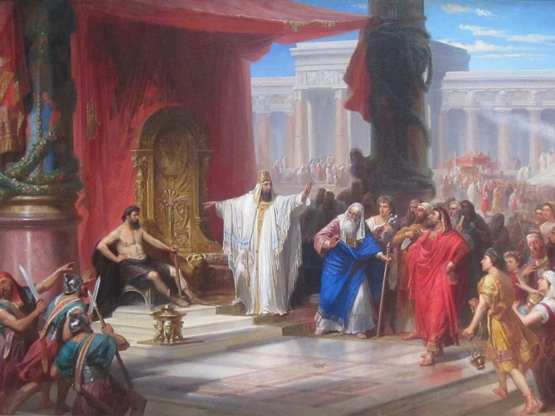 1824-Christian Schussele - Re Salomone e il fabbro (1863) - Accademia di Belle Arti della Pennsylvania